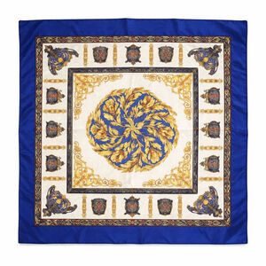 Beautiful vintage scarf. Berkshire Vintage Gold Patterned Scarf, One Size